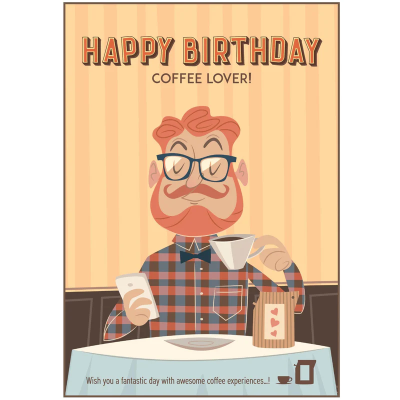 BREWCOMPANY | HAPPY BIRTHDAY Speciality Coffee CARD | 2x Single Origin