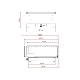 Effeuno | P234H PRO-Linie 509°C | 3,4 kW | inkl. Biscotto  | 2 Backkammern