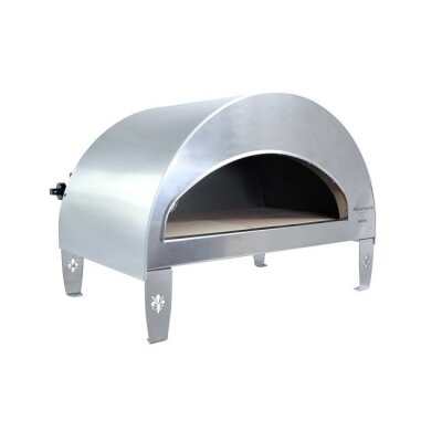 PIZZA PARTY | EMOZIONE INKL. SAPUTO BISCOTTO | 550° | 40x70 cm. | GASOFEN | SILBER